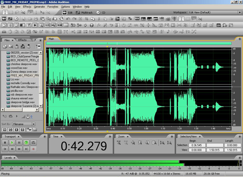 Test Drive: Adobe Audition 2.0 - Radio And Production - Page #1