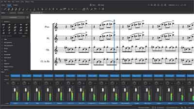 denemo music softwares musescore